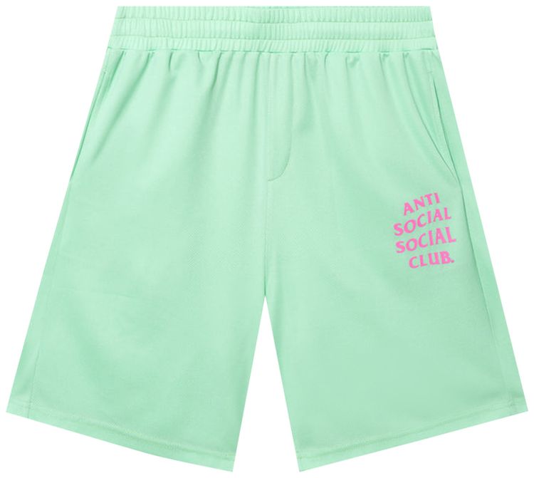 Anti Social Social Club Never Made The Team Mesh Shorts Mint
