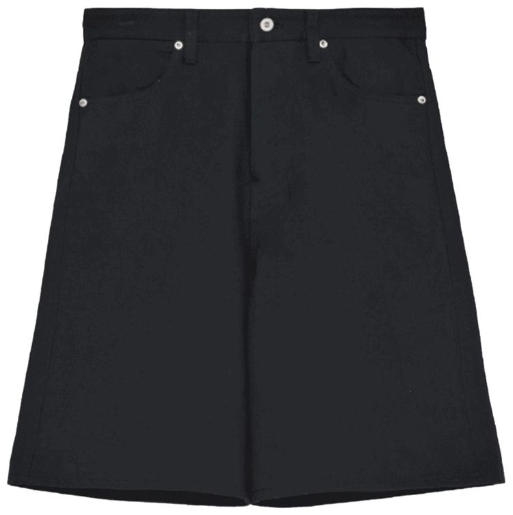Jil Sander Denim Shorts Black